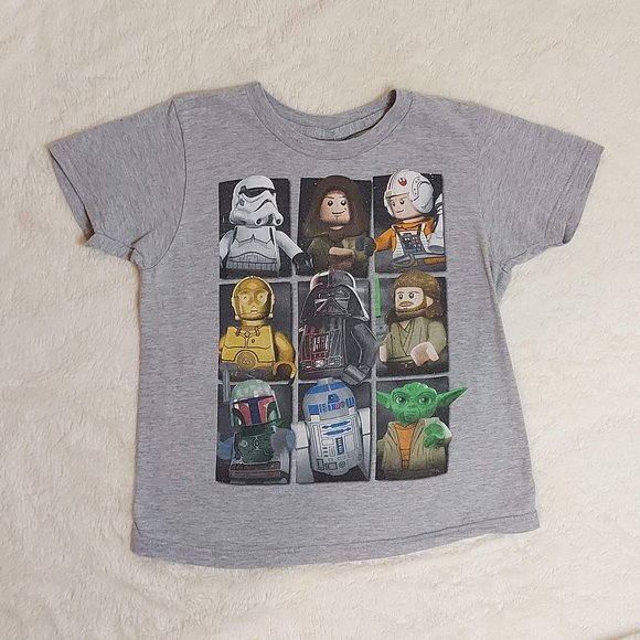 LEGO Star Wars Kids Grey Small (Size 6) Tshirt - Picture 1 of 8